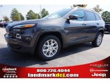 2015 Granite Crystal Metallic Jeep Cherokee Latitude #98053501