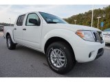 Glacier White Nissan Frontier in 2015