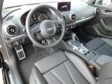 2015 Audi A3 2.0 Prestige quattro Cabriolet Black Interior