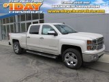 2015 White Diamond Tricoat Chevrolet Silverado 1500 LTZ Crew Cab 4x4 #98092766