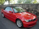 2006 Electric Red BMW 3 Series 325i Convertible #9466765