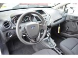 2015 Ford Fiesta S Sedan Charcoal Black Interior