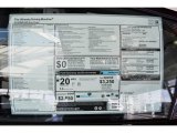 2015 BMW 6 Series 650i Gran Coupe Window Sticker