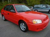 2002 Hyundai Accent Retro Red