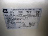 2015 GMC Terrain SLE Info Tag