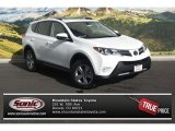 2015 Super White Toyota RAV4 XLE AWD #98180730