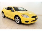 2009 Solar Satin Yellow Mitsubishi Eclipse GS Coupe #98219010