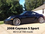 2008 Black Porsche Cayman S Sport #98247943