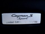 2008 Porsche Cayman S Sport Marks and Logos