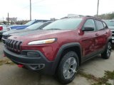2015 Deep Cherry Red Crystal Pearl Jeep Cherokee Trailhawk 4x4 #98247570