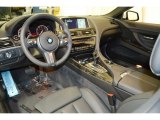 2014 BMW 6 Series 640i Coupe Black Interior