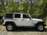 2009 Stone White Jeep Wrangler Unlimited X 4x4 #98247889