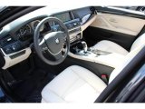 2014 BMW 5 Series 535d xDrive Sedan Ivory White/Black Interior