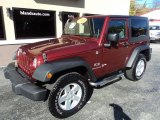 2008 Red Rock Crystal Pearl Jeep Wrangler X 4x4 #98287689