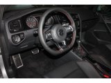 2015 Volkswagen Golf GTI 4-Door 2.0T SE Titan Black Leather Interior