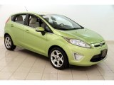 2011 Lime Squeeze Metallic Ford Fiesta SES Hatchback #98287687