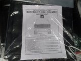 2015 Chevrolet Silverado 2500HD High Country Crew Cab 4x4 Info Tag
