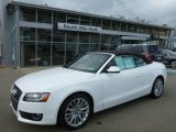 2012 Ibis White Audi A5 2.0T quattro Cabriolet #98356328