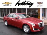 2015 Red Obsession Tintcoat Cadillac CTS 2.0T Luxury AWD Sedan #98384821
