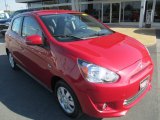 2015 Infrared Mitsubishi Mirage ES #98384644