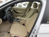 2015 BMW 3 Series 320i xDrive Sedan Venetian Beige Interior