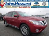 2015 Cayenne Red Nissan Pathfinder SL 4x4 #98426523