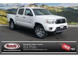 2015 Super White Toyota Tacoma V6 Double Cab 4x4 #98426070