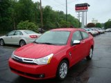 2008 Vermillion Red Ford Focus SE Coupe #9831429