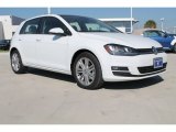 2015 Pure White Volkswagen Golf 4 Door TDI SE #98426568