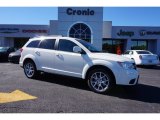 White Dodge Journey in 2015