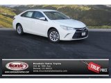 2015 Super White Toyota Camry LE #98502410