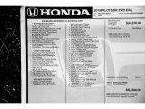 2015 Honda Pilot EX-L Window Sticker