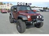 2008 Red Rock Crystal Pearl Jeep Wrangler X 4x4 #98502913