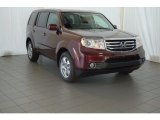 2015 Dark Cherry Pearl Honda Pilot EX-L #98547647