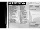 2015 Honda Pilot EX-L Window Sticker
