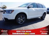 White Dodge Journey in 2015