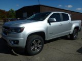 2015 Silver Ice Metallic Chevrolet Colorado LT Crew Cab 4WD #98570768