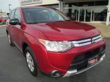 Rally Red Mitsubishi Outlander in 2015