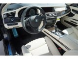 2015 BMW 7 Series 750Li Sedan BMW Individual Platinum/Black Interior