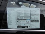 2015 BMW 3 Series 335i xDrive Sedan Window Sticker
