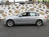 2015 BMW 3 Series Glacier Silver Metallic