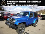 2015 Hydro Blue Pearl Jeep Wrangler Sport 4x4 #98637346