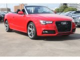 2015 Brilliant Red Audi A5 Premium Plus quattro Convertible #98637569