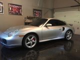 2001 Arctic Silver Metallic Porsche 911 Turbo Coupe #98682523