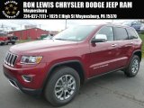 2015 Deep Cherry Red Crystal Pearl Jeep Grand Cherokee Limited 4x4 #98682176