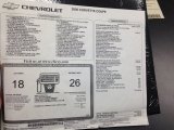2005 Chevrolet Corvette Coupe Window Sticker