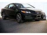 2015 Crystal Black Pearl Honda Civic EX Coupe #98766997