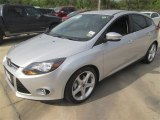 2014 Ingot Silver Ford Focus Titanium Hatchback #98766933