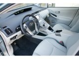 2015 Toyota Prius Four Hybrid Misty Gray Interior