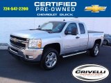 2013 Silver Ice Metallic Chevrolet Silverado 2500HD LT Extended Cab 4x4 #98815669